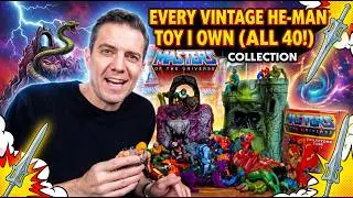 Every Vintage He Man Toy I Own (All 40)
