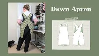 Cross Back Apron Tutorial | Dawn Apron PDF Pattern