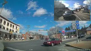 2025.02.21 Car turns into opposing turning lane