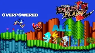 SSF2 Mods: Overpowered Sonic vs All my mods