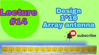 How to design antenna array of sixteen element |antenna array using power dividers |Array antenna