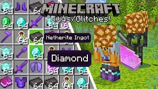 7 Crazy Bugs & Glitches In Minecraft Bedrock! (INSANE Any Item Duplication Glitch + More)