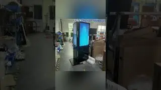Double Sided Digital Signage - Double-Sided Digital Vertical Touchscreen Kiosk