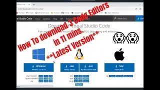 How to download VS Code/Brackets/Notepad++ By Satyam Jha(Cody)