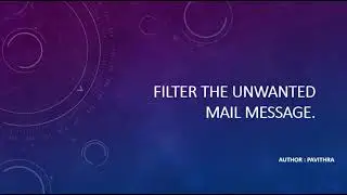 Filter Unwanted Mail Messages | Get IMAP Mail Message | UiPath