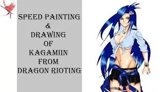 Speed Drawing: Kagamiin From Dragon Rioting