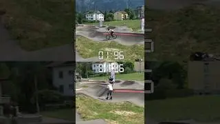MTB gegen Inline Skater #pumptrack