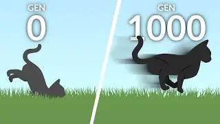 AI Cat Learns to Run