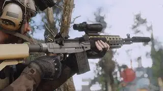 Escape from Boston - Springfield Armory M14  - Fallout 4 New Weapon test
