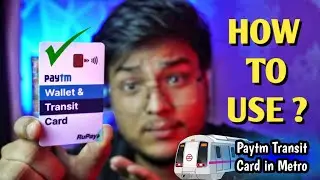 How to use Paytm Transit Wallet Card in Metro? | Paytm Transit Card use kaise kare? | Error 17 ⚡️
