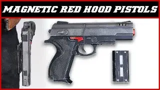 Magnetic Red Hood Pistols & Holsters | Red Hood Cosplay V3
