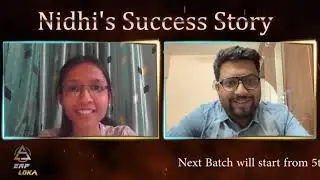 Success Story#84 Nidhi got placed as fresher consultant MM