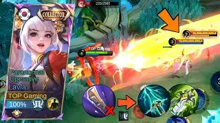 NEW 1 HIT BUILD & EMBLEM IS HERE💀(must try)!! BUILD TOP GLOBAL LAYLA 2024 GAMEPLAY!!! - Mlbb