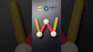 I made a COW by magnetic stick #magnetic #oddlysatisfying #satisfying