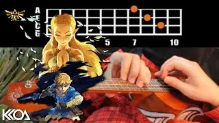 Zelda - SONG OF STORMS Easy Ukulele Tutorial