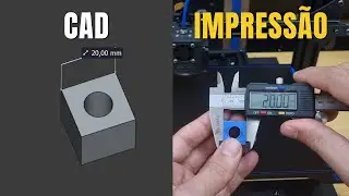 Calibração da IMPRESSORA 3D (o mínimo para começar a imprimir)