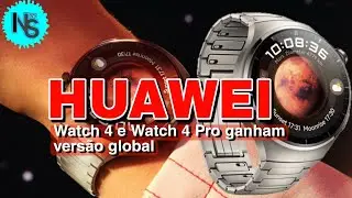 Huawei Watch 4 e 4 Pro | Smartwatches Feito em Liga de Titânio aeroespacial e Recursos para a Saúde.