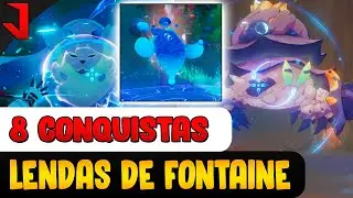 8 CONQUISTAS SECRETAS - LENDAS DE FONTAINE | GENSHIN IMPACT