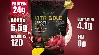 Vitaminnica Vita Gold Whey Protein Blend: Elevate Your Fitness Game! 💪✨ #vitagold  #protein