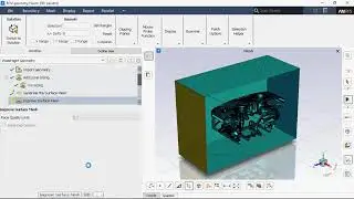 Fluent: Watertight Geometry Meshing Workflow