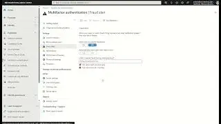Entra ID: Multi-Factor Authentication settings