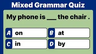 Mixed English Grammar | Grammar Quiz | You can't answer all