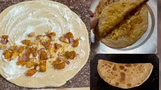 Malai Paratha 🫓recipe 🤩(Jab koi sabji na ho to banye Pizzas jaisa tasty paratha) #yt #recipe