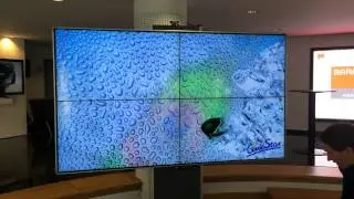 DOOHapps demo at the Barco reception, Kuurne