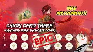 Genshin Nightwind Horn Showcase - Chiori: Thousand Threads of Brilliance (Chiori Theme EPIC Cover 🔥)