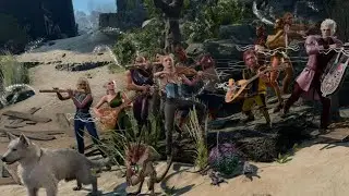 A lot of Bards playing 