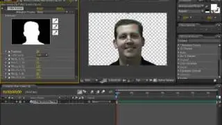 After Effects 7: Keying out blue/green screen from video.