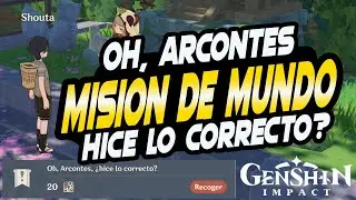 Oh, Arcontes, ¿Hice lo correcto? MISION DE MUNDO en INAZUMA - Genshin Impact