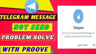 how to solve message problem in telegram ( restrict account)