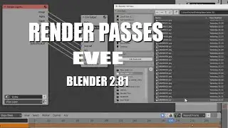 Render passes evee in blender 2.81