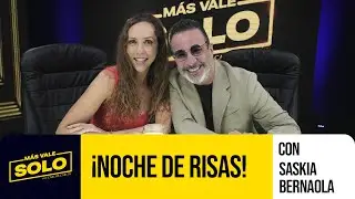 ¡Noche de risas en Más vale solo! con Saskia 🎙️