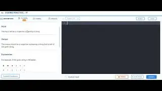 Half string (coding practice - 1F) 