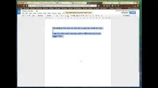 Changing the Default Google Doc Font Size