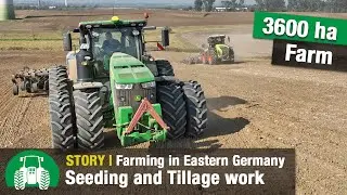 Agricultural Cooperative Göritz | Sowing winter cereals | Certified seed | John Deere tractors