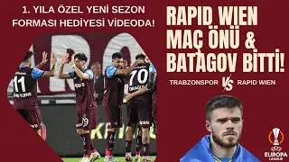 Trabzonspor - Rapid Wien maç önü | Yeni stoper Arseniy Batagov