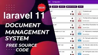 Laravel 11 Document Management System: Free Source Code Demo & Features Overview! #laravel