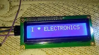 Beating heart on I2C  LCD using STM32