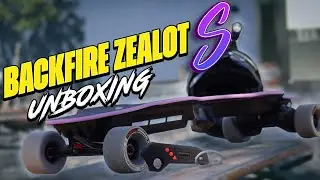 Backfire Zealot S unboxing with a TWIST electric skateboard