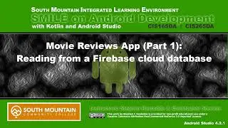 Android 06G - Firebase App (Part1) - Reading Data from Firebase