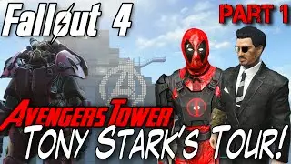 Iron Man Tours Avengers Tower | Fan Video (HUGE EPIC SETTLMENT BUILD) | Fallout 4 Fan Video