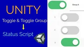 Toggle,Toggle Group and Toggle Status Manager Scrip In Unity | Unity Toggles [In Hindi]
