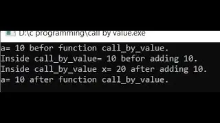 Call By Value in C programming. !! Described in Nepali.