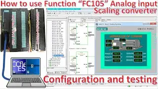 SIMATIC Manager V5.6 how to use Function FC105 for scaling analog input converter