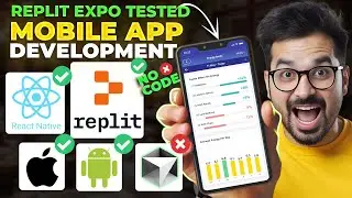 How to Create a MOBILE app in 5 minutes with Replit and Expo React Native- iOS / Android Supported
