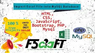 Import Excel File into MySQL Database | Free Tutorial | Tamil | F5Craft - Web Development Company
