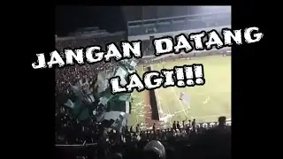 Aksi brigata curva sud saat PSS Sleman vs Cilegon United